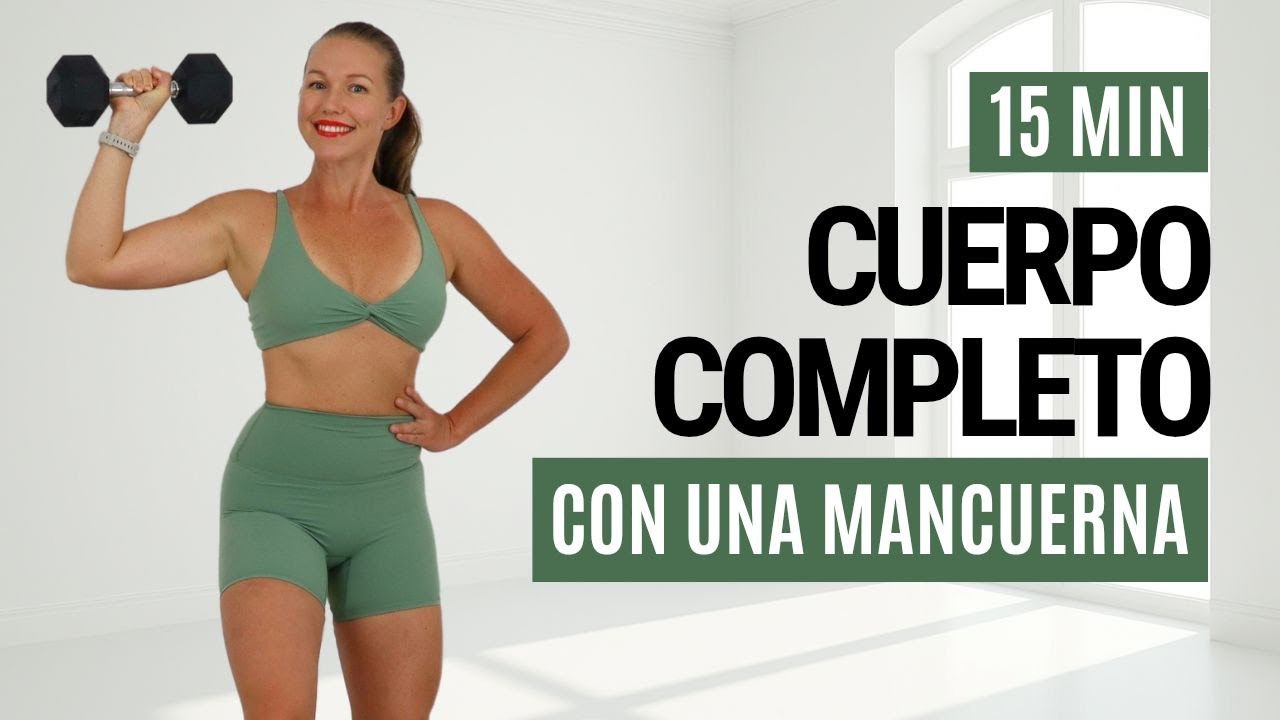 Tonifica TODO EL CUERPO con sólo una Mancuerna | Rutina FULL BODY en Casa con pesas