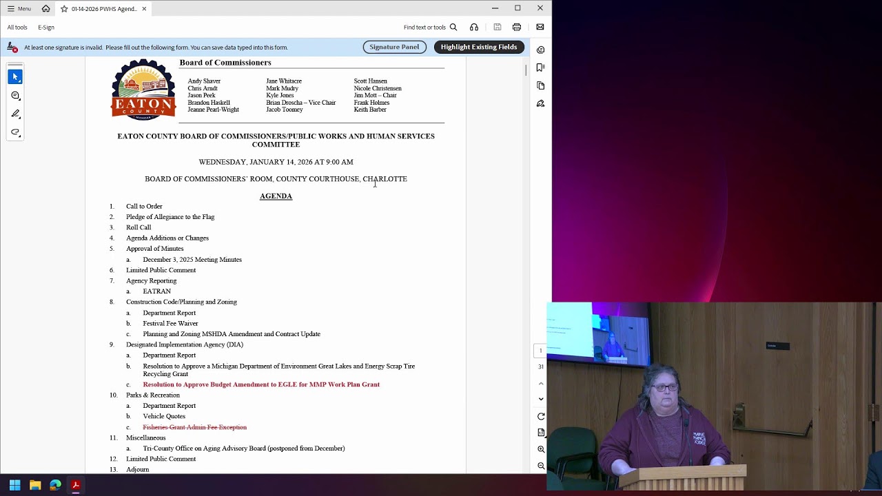 1-14-2026 Public Works & Human Services Committee
