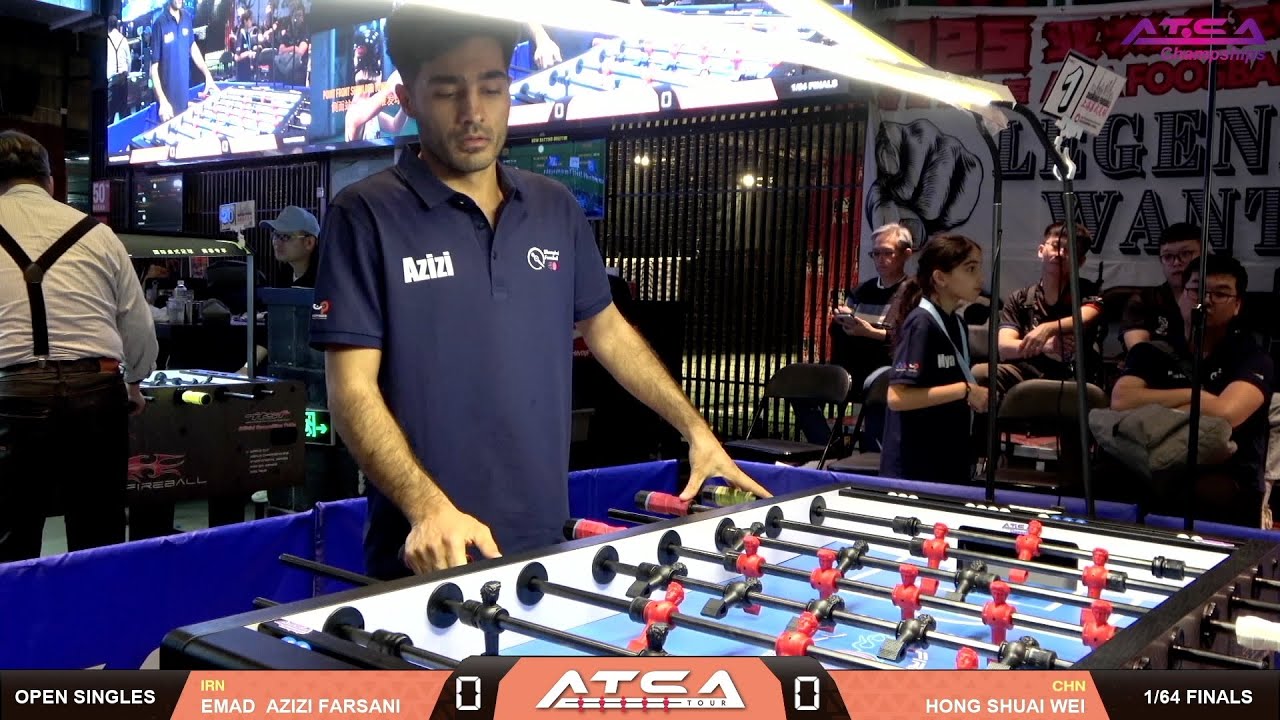 Emad Azizi Farsani VS Hong Shuai Wei | OS 64 | 2025 Asia Foosball Championships