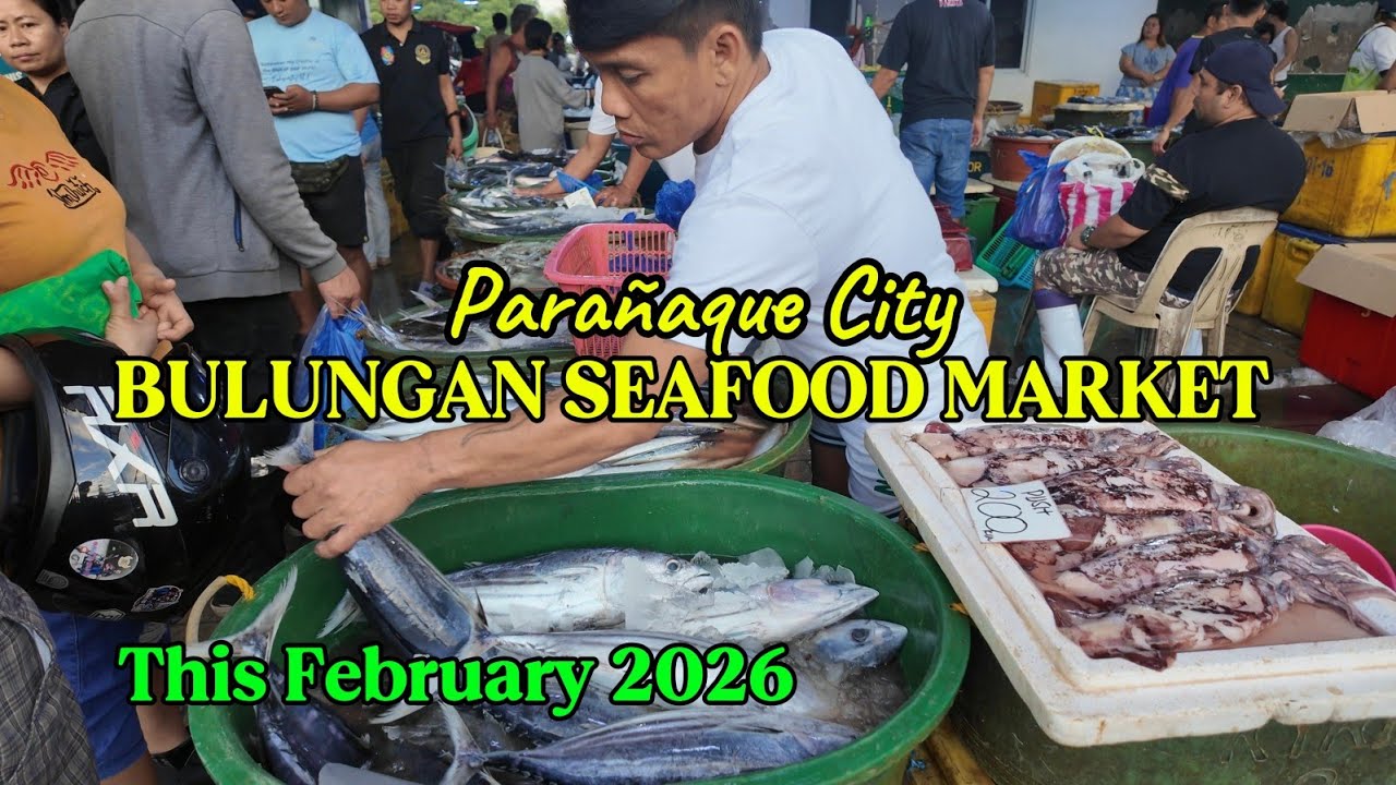 BULUNGAN SEAFOOD MARKET TOUR | FRESHEST CATCH & CHEAPEST PRICE IN PARAÑAQUE METRO MANILA PHILIPPINES