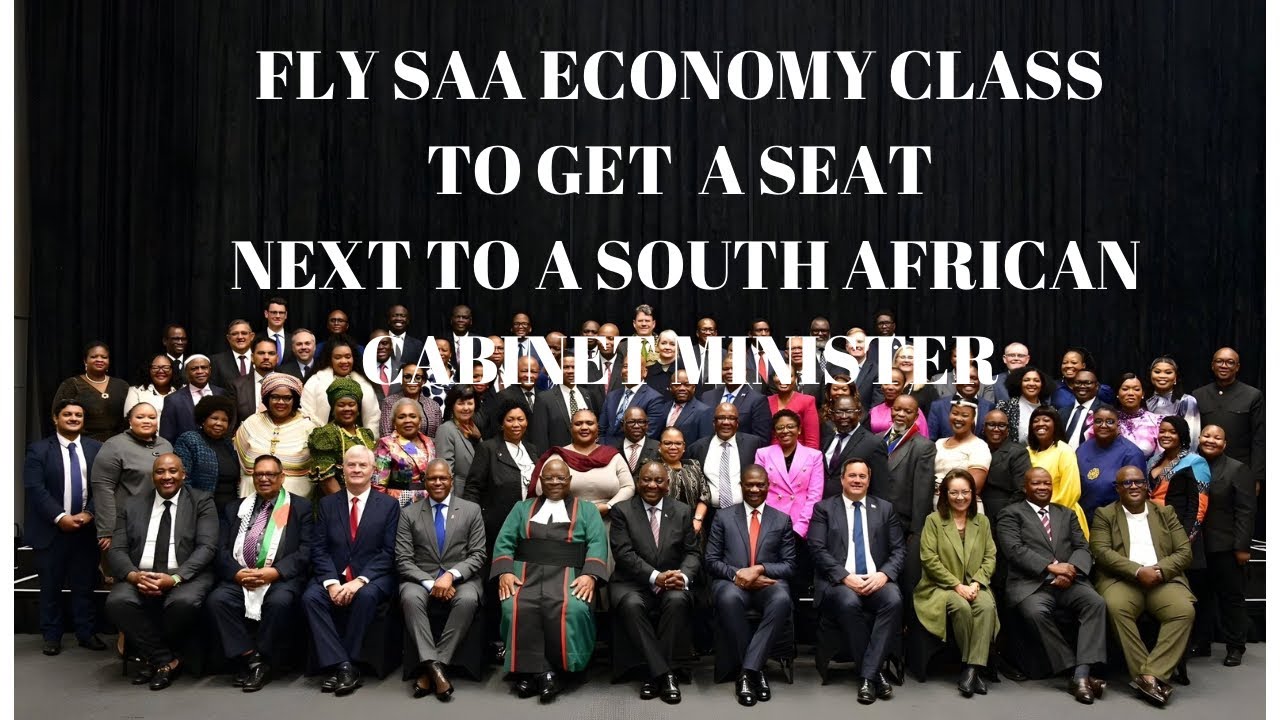 Fly SAA economy class to get a seat next to a South African government minister .