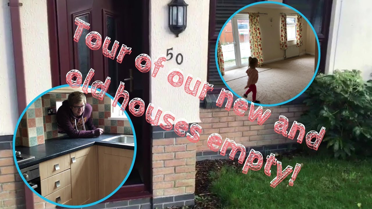 Empty house tour, comparing the old house with our new one
