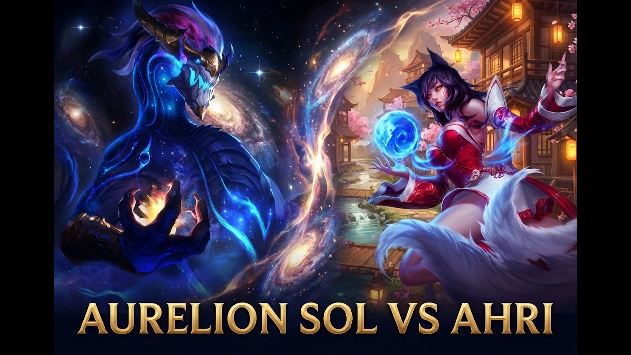 Aurelion Sol (5/4/18) vs Ahri | Le enseñamos a Ahri como se carrea una partida.