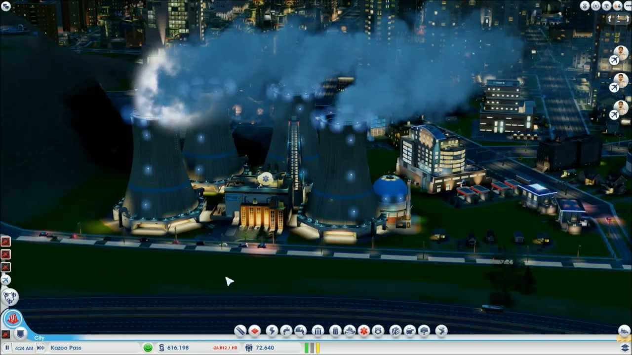 SimCity Disaster! Nuclear Reactor Meltdown