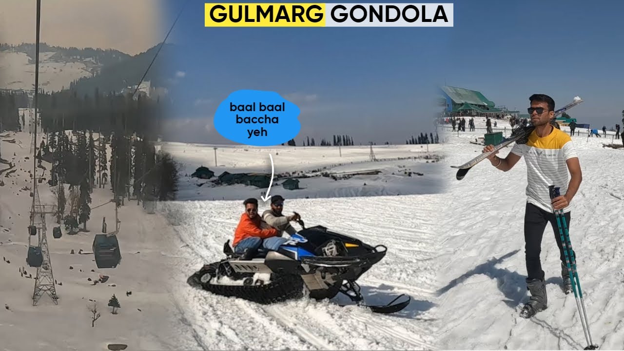 Gulmarg gondola ride | Snow bike ride Gulmarg | Skiing Gulmarg | Gulmarg gondola phase 2