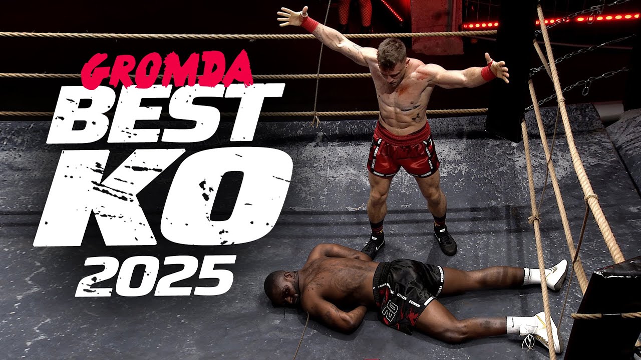 THE BEST & BRUTAL KNOCKOUTS. Najlepsze nokauty w walkach na gołe pięści w 2025. GROMDA