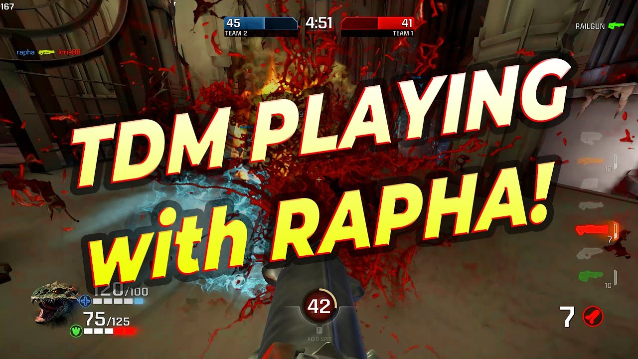 Quake Champions TDM Playing with Rapha