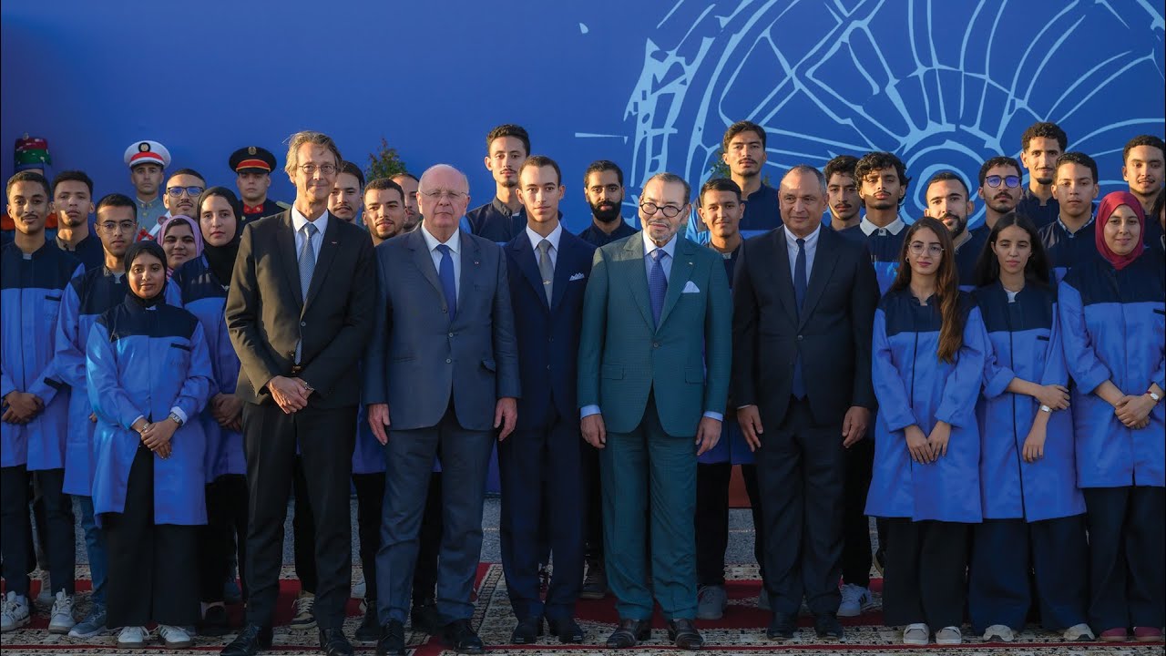 النواصر - جلالة الملك يترأس حفل تقديم وإطلاق أشغال إنجاز المركب الصناعي لمحركات الطائرات