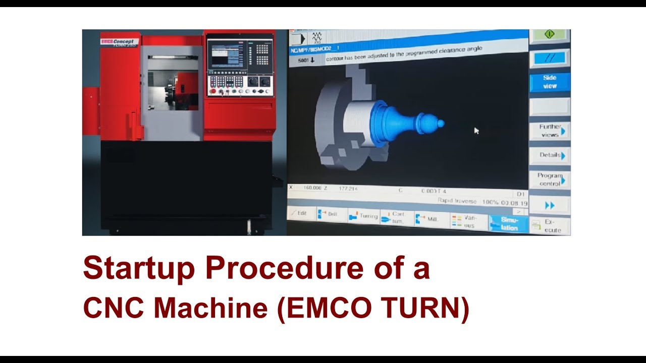 CNC Machine   Startup Procedure