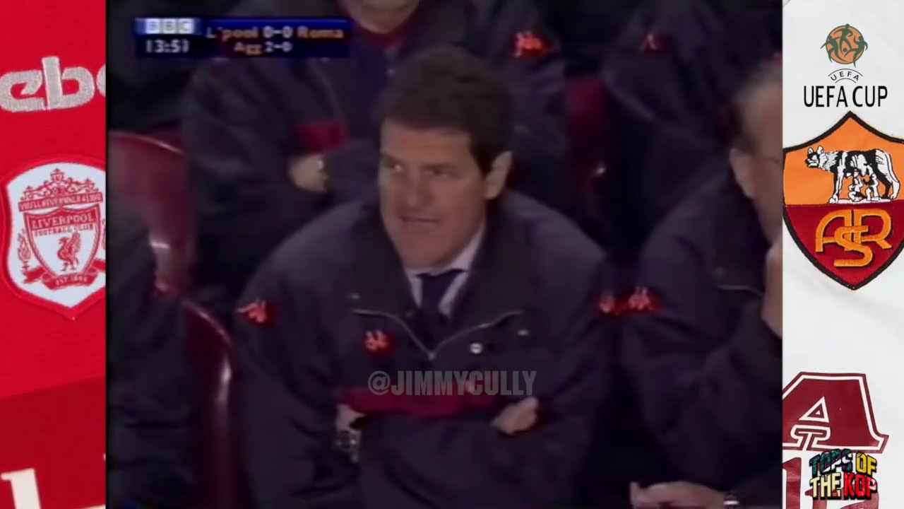 Liverpool v Roma 2001 | UEFA Cup 4th Round 2nd Leg | FULL BBC Coverage