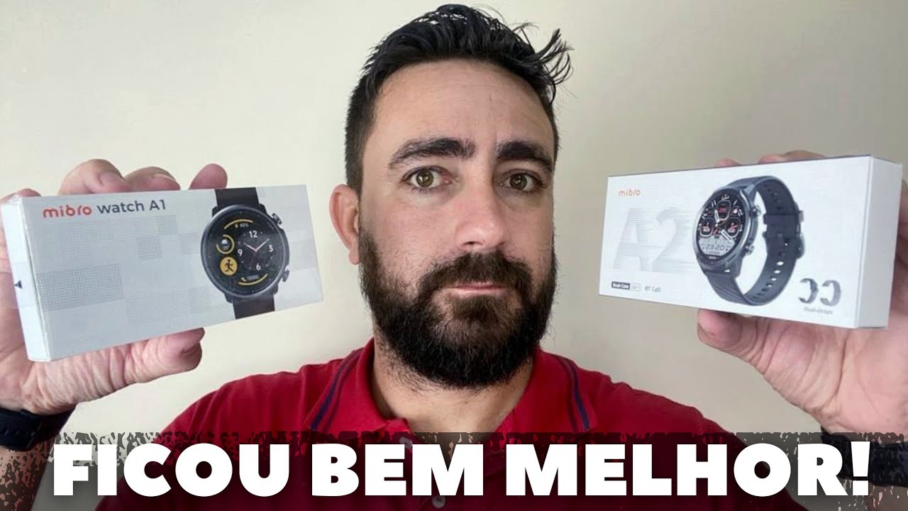MIBRO A1 VS MIBRO A2, DOIS SMARTWATCHS BONS E BARATOS, COM MUITAS FUNÇÕES, E UMA GRANDE DIFERENÇA.
