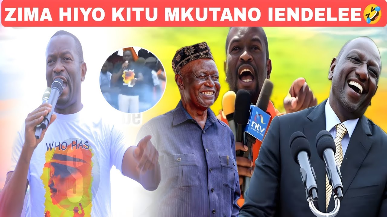 SIFUNA ALIWAAMBIA WAFUNIKE TEARGASS NA JACKET 🤣 LAZIMA MKUTANO IENDELEE KAKAMEGA
