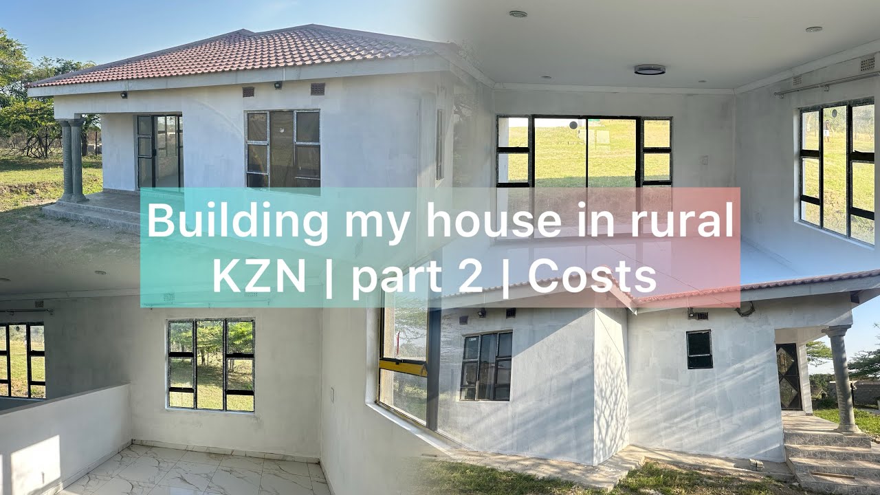 My Rural building project part 2 | South Africa | costs| tiles | ceiling | R200k clocked 