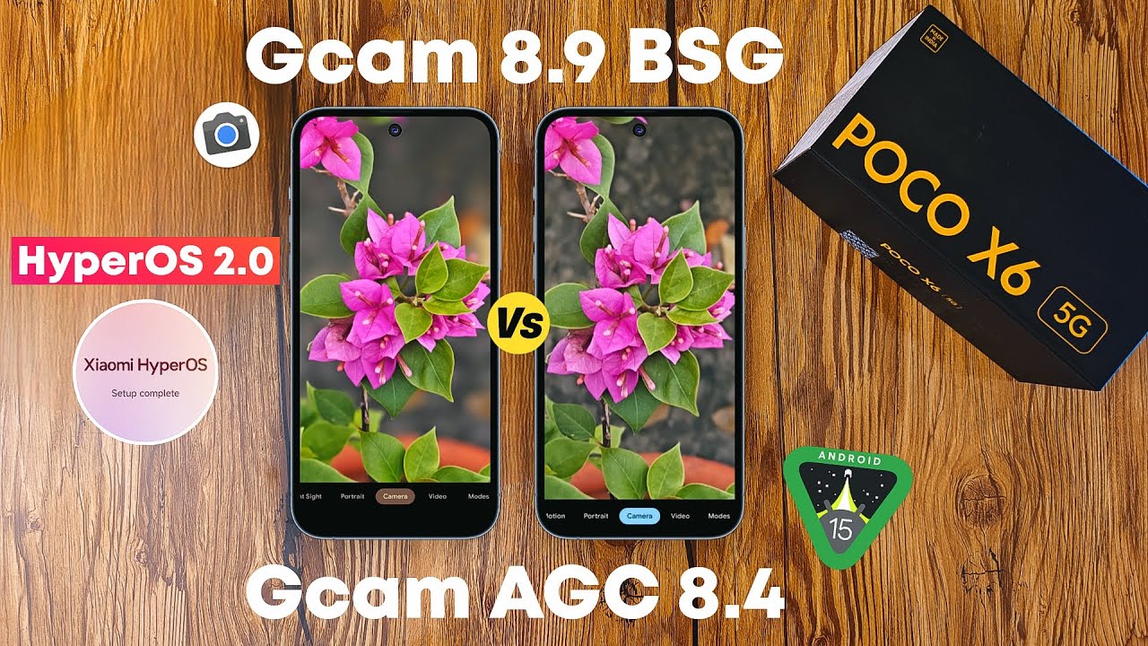 Gcam 8.9 BSG vs Gcam AGC 8.4 Comparison - HyperOS 2.0!