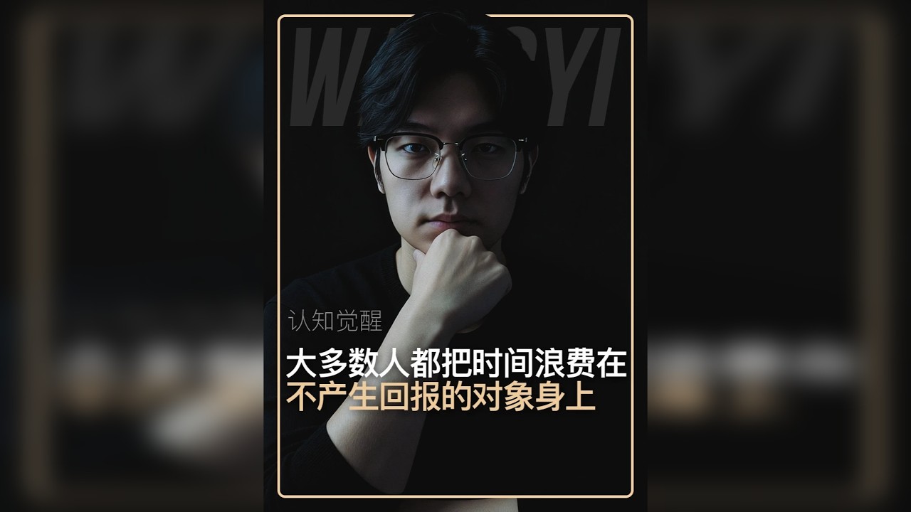 大多数人把时间浪费在不产生回报的对象身上