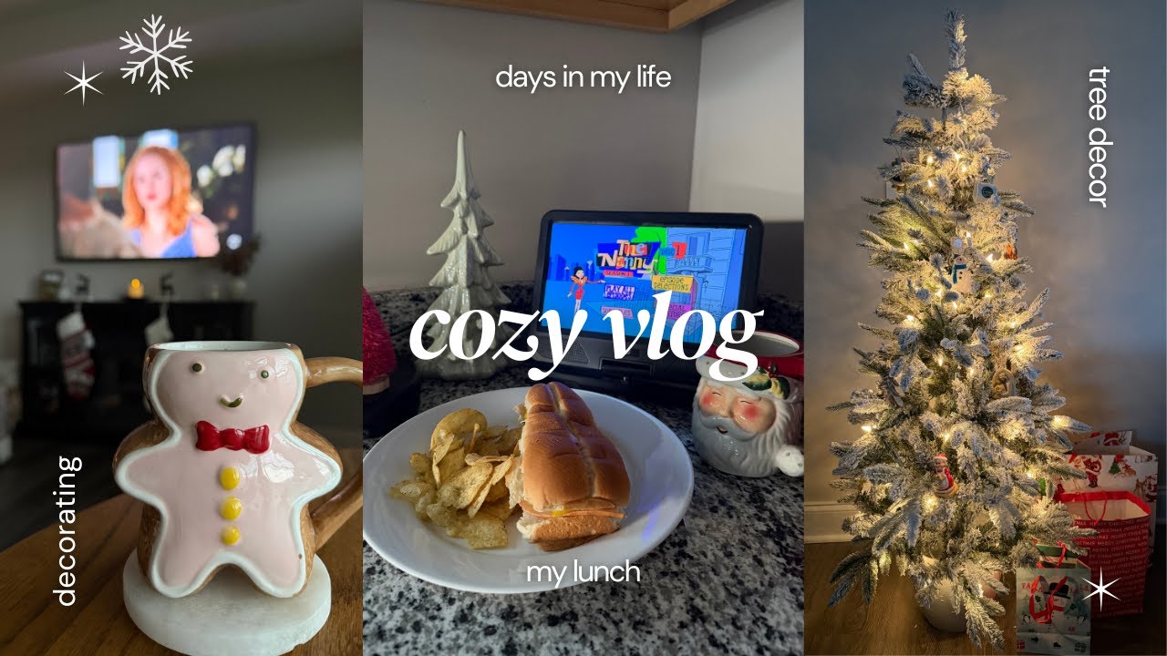 a cozy vlog | christmas decorating & thanksgiving prep | 2025