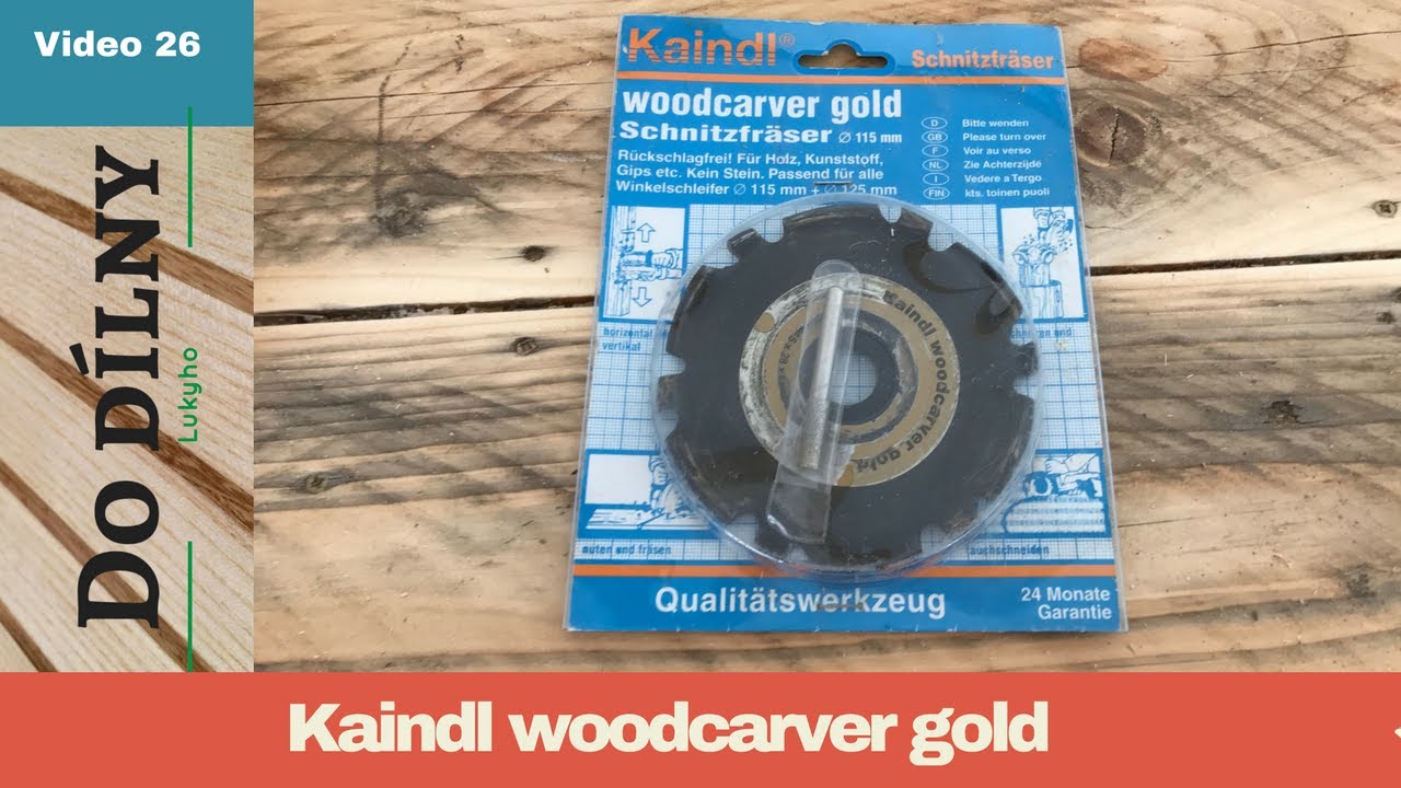 Kotouč Kaindl woodcarver gold