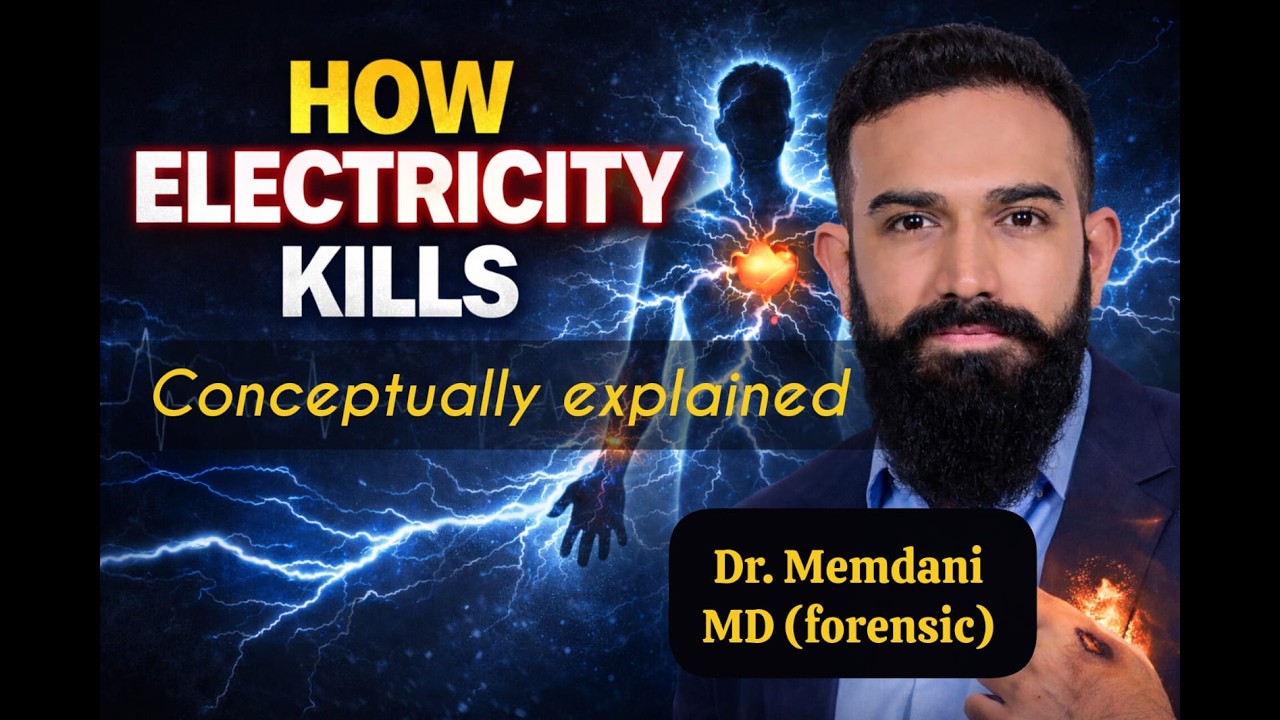 Electrical Fatalities Made Simple - Forensic Medicine (Joule Burns, Spark lesions, Electrocution)