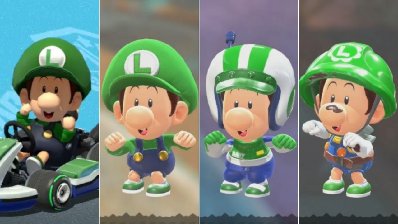 Mario Kart Switch Series // All Baby Luigi Characters