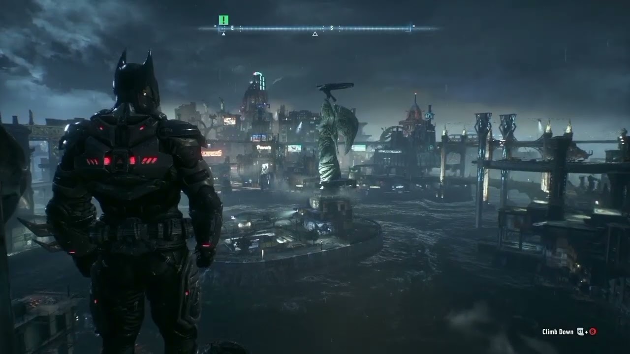 Batman Arkham Knight taking down deathstoke 