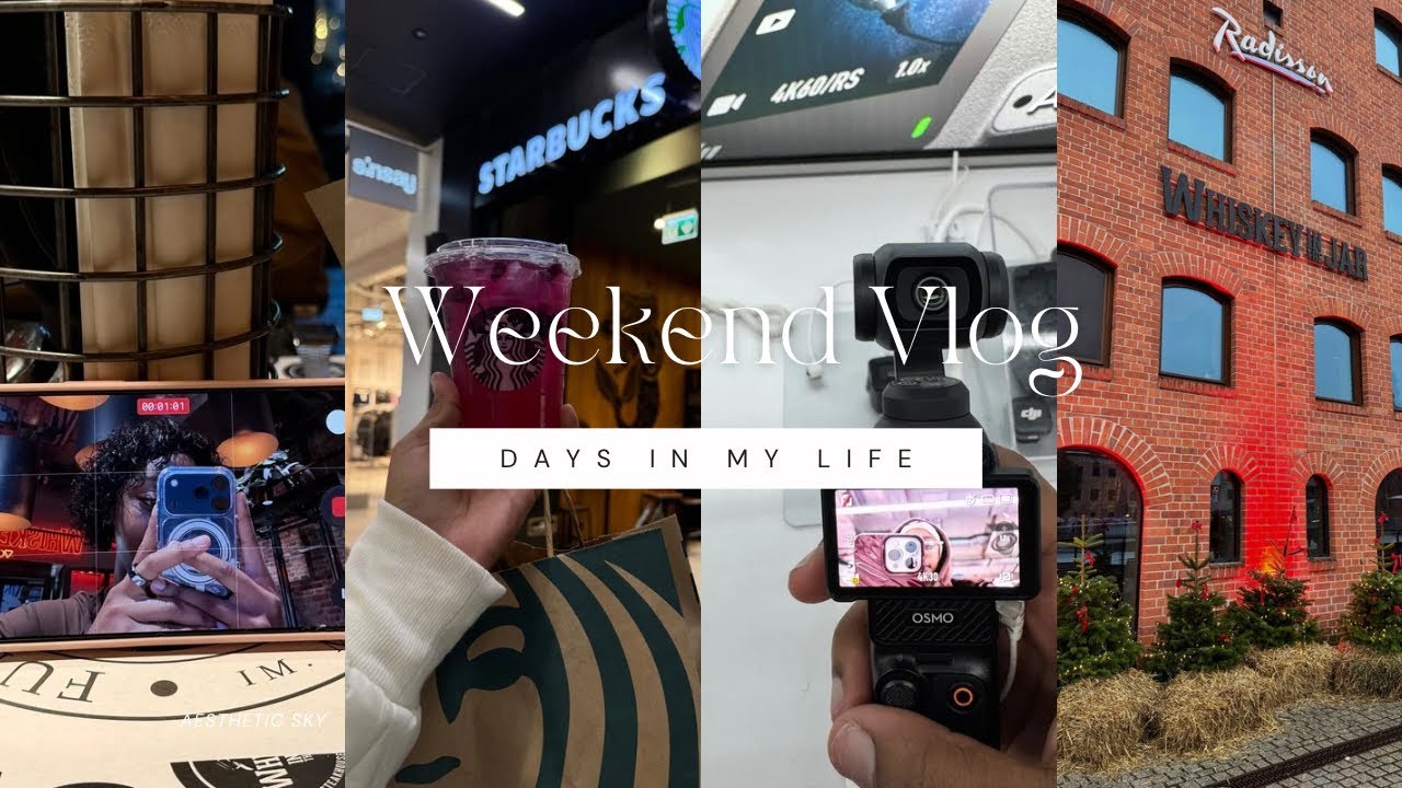 Greatful moments with Kimmy 🎀| Skin care, brunch + Unboxing My DJI Osmo Pocket 3 | Vlog 