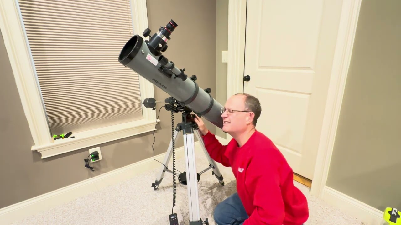 Meade DS114 Grey Tube setup