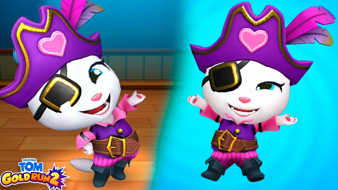 Talking Tom Gold Run 2 - Angela - LILU Gameplay (Android, iOS)