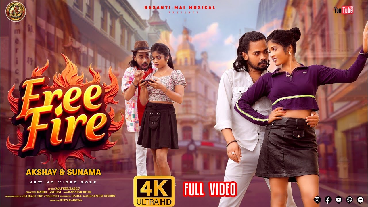 FREE FIRE // NEW HO MUNDA VIDEO // FT - AKSHAY & SUNAMA // BASANTI MAI PRESENT