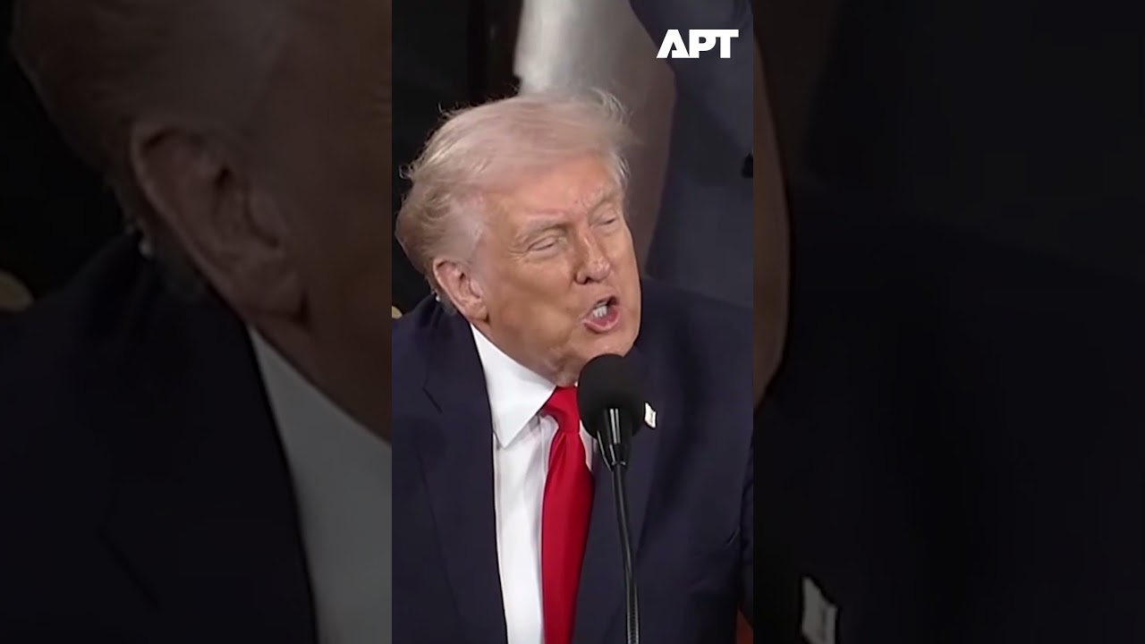 Erika Kirk In Tears As Trump Calls Charlie Kirk &ldquo;Martyred For His Beliefs&rdquo; | APT