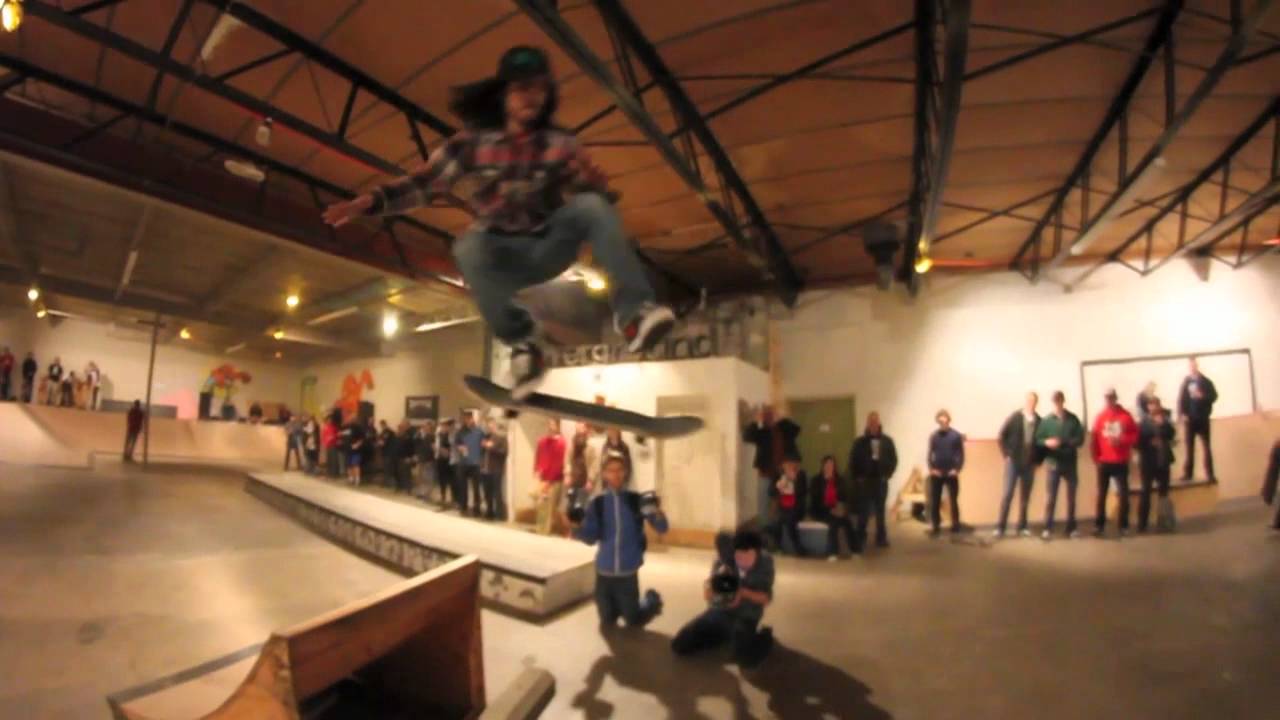Entropy Skateboards Host Jump Ramp Contest
