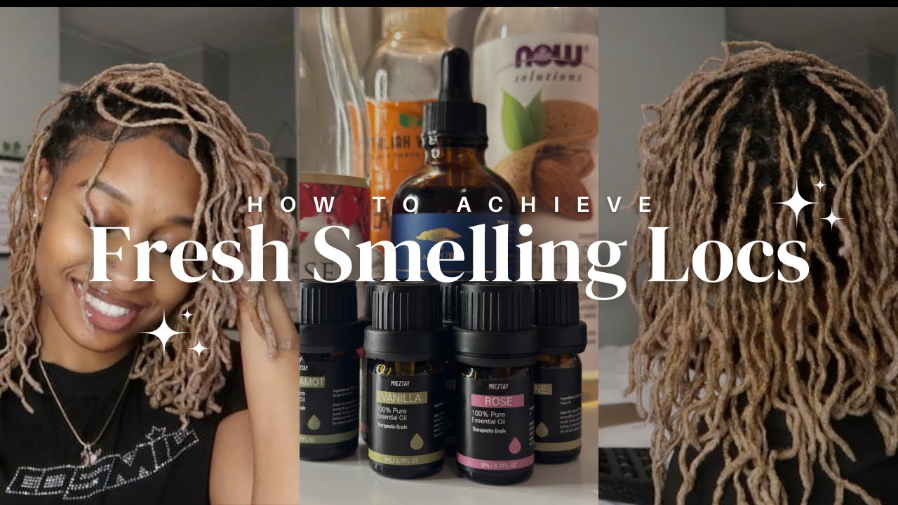 How to Make Your Locs Smell AMAZING Using Essential Oils | *Updated Moisture Routine*