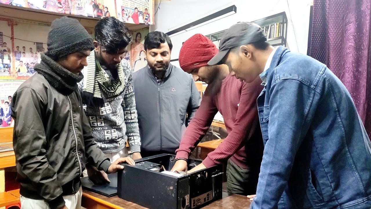 CPU Accembling By Student of The Global India Institute Sikandrarao