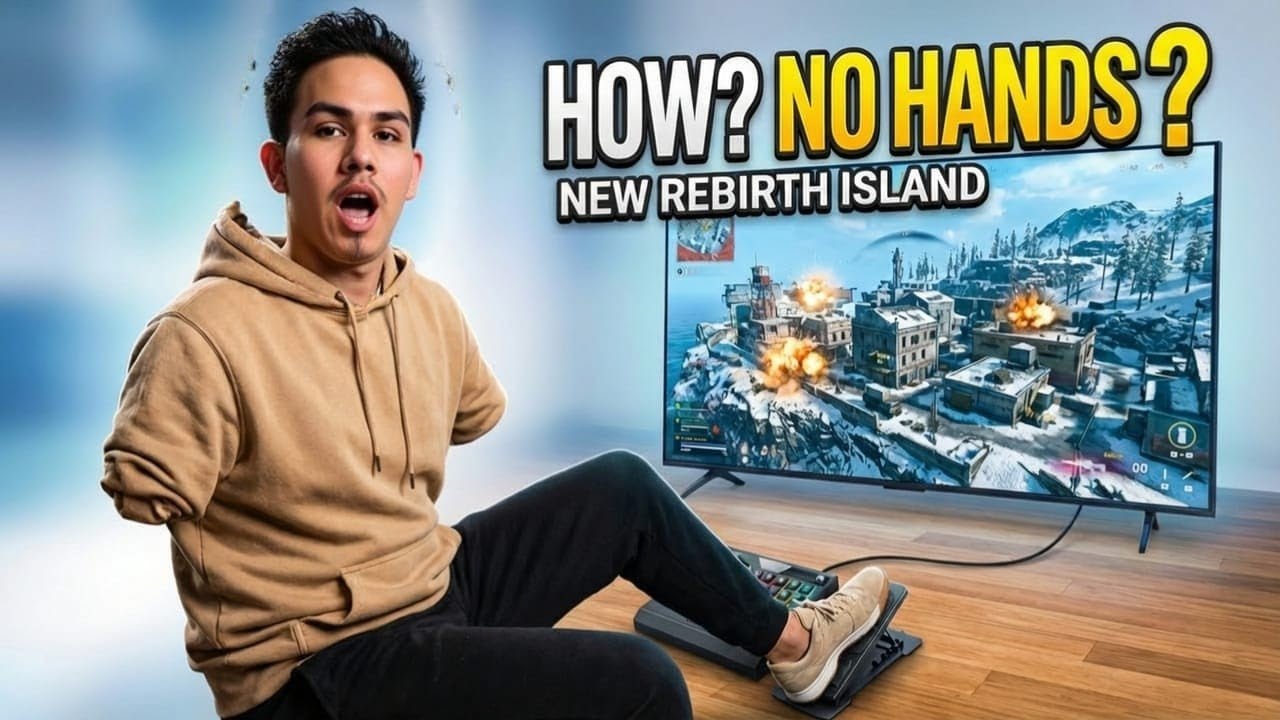 The New Rebirth Island Looks Insane: How I Game Without Hands!