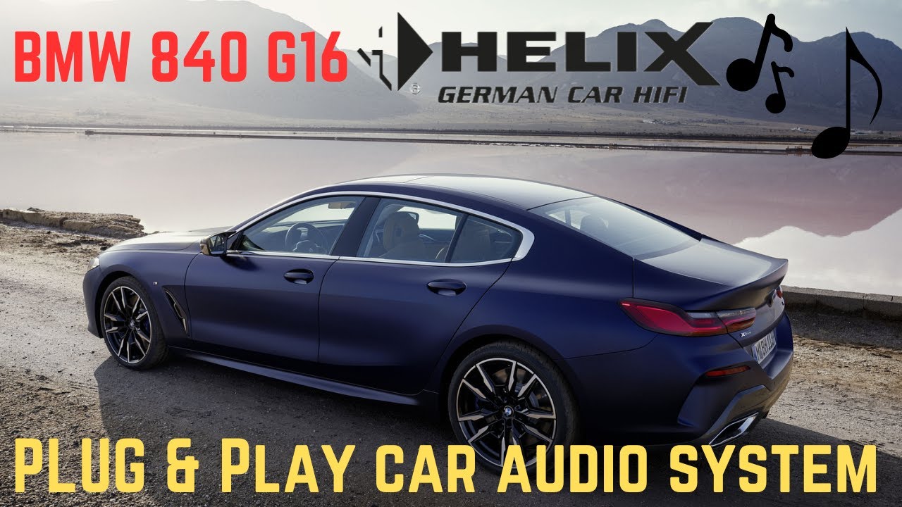 BMW 840 (G16) Harman po naszych modyfikacjach, czyli Helix i5  – nowy król głośników dla BMW! 🎶🚗