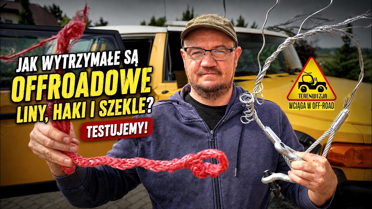 Jak wytrzymałe są offroadowe liny, haki i szekle. Testy Terenwizji i Titanium Winch