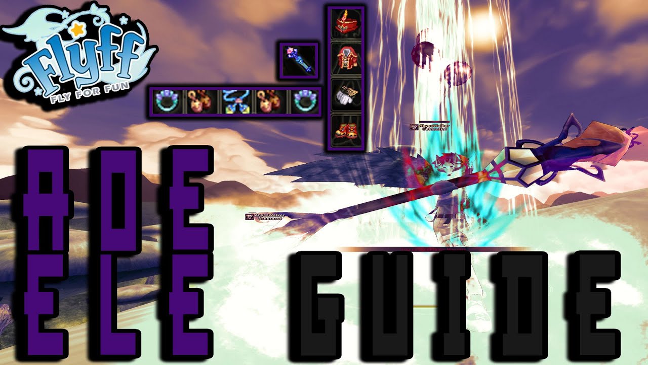 Flyff Universe► lv 75 HNR Elementor Guide | FULL INT AOE Build