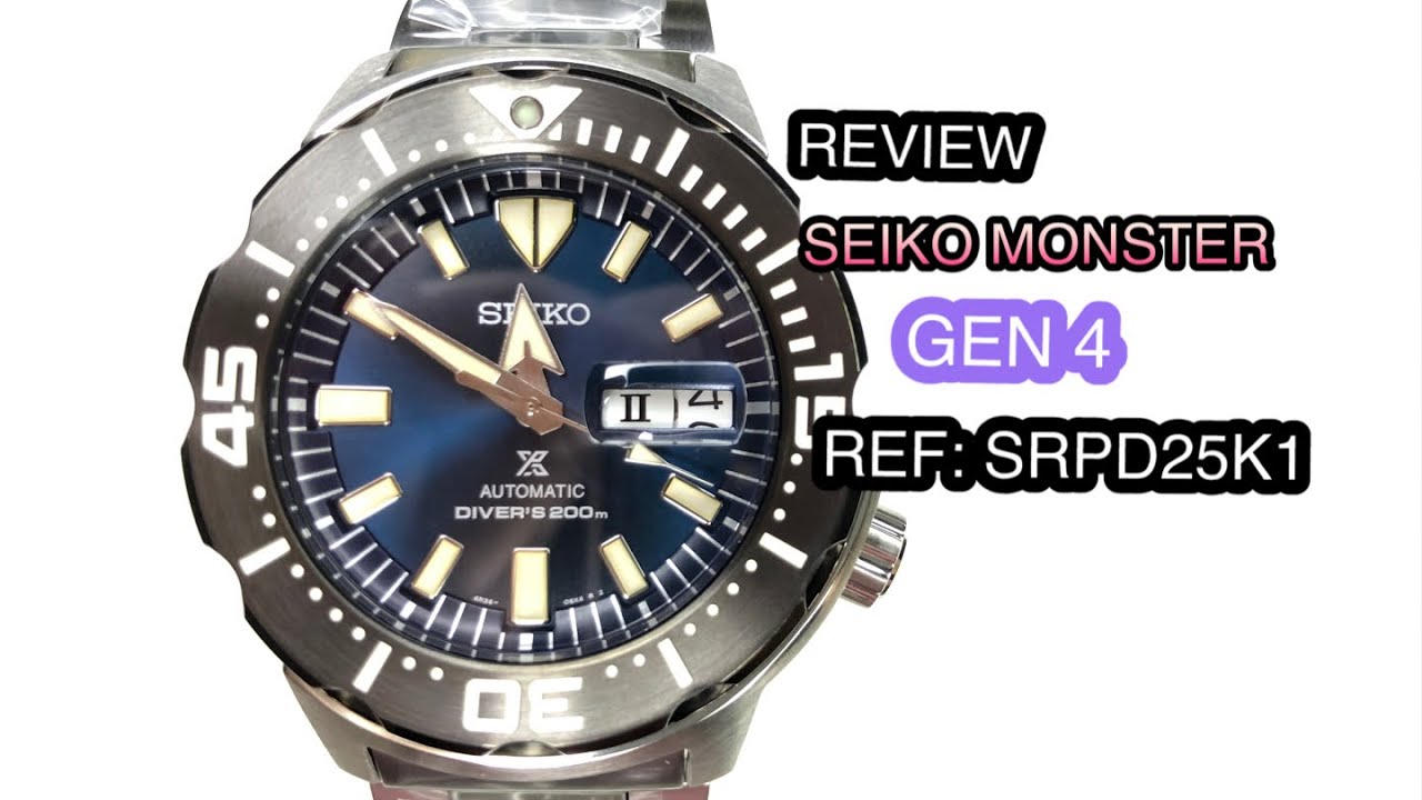 REVIEW SEIKO MONSTER GENERATION 4 SRPD25K
