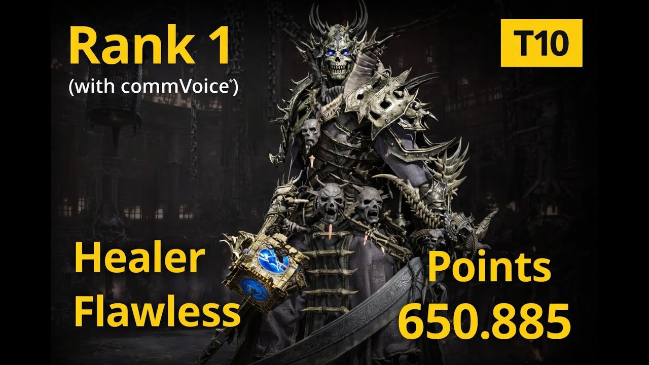 Throne and Liberty | Kaligras | Torture Chamber of Screams | Trial T10 | Healer | 650.885k Points