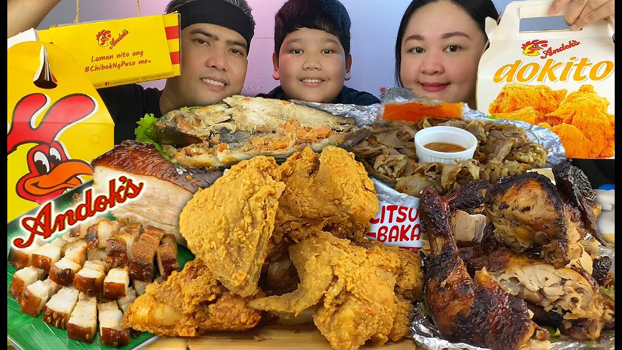 ANDOKS OVERLOAD MUKBANG | Lechon Manok, Lechon Baka, Dokito, Liempo, Bangus | Mukbang Philippines