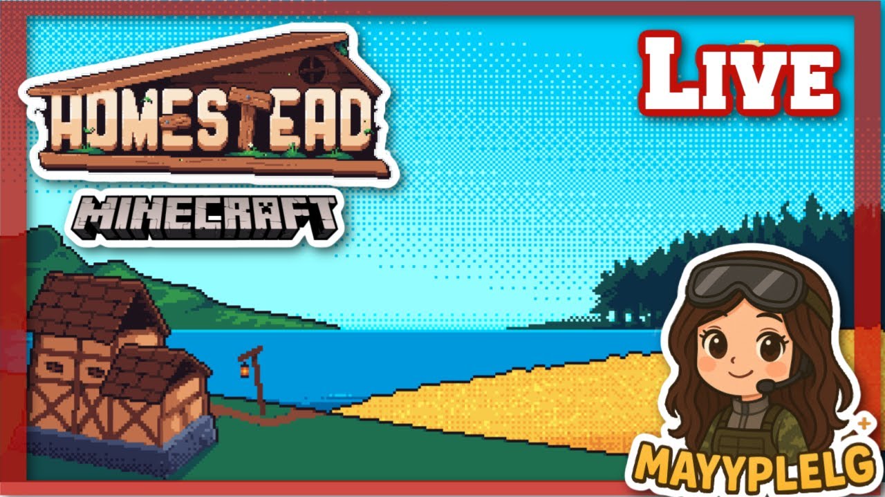 LIVE 🔴 Building Our Starter Home : Homestead Modpack (Minecraft 1.20.1) Stream#8