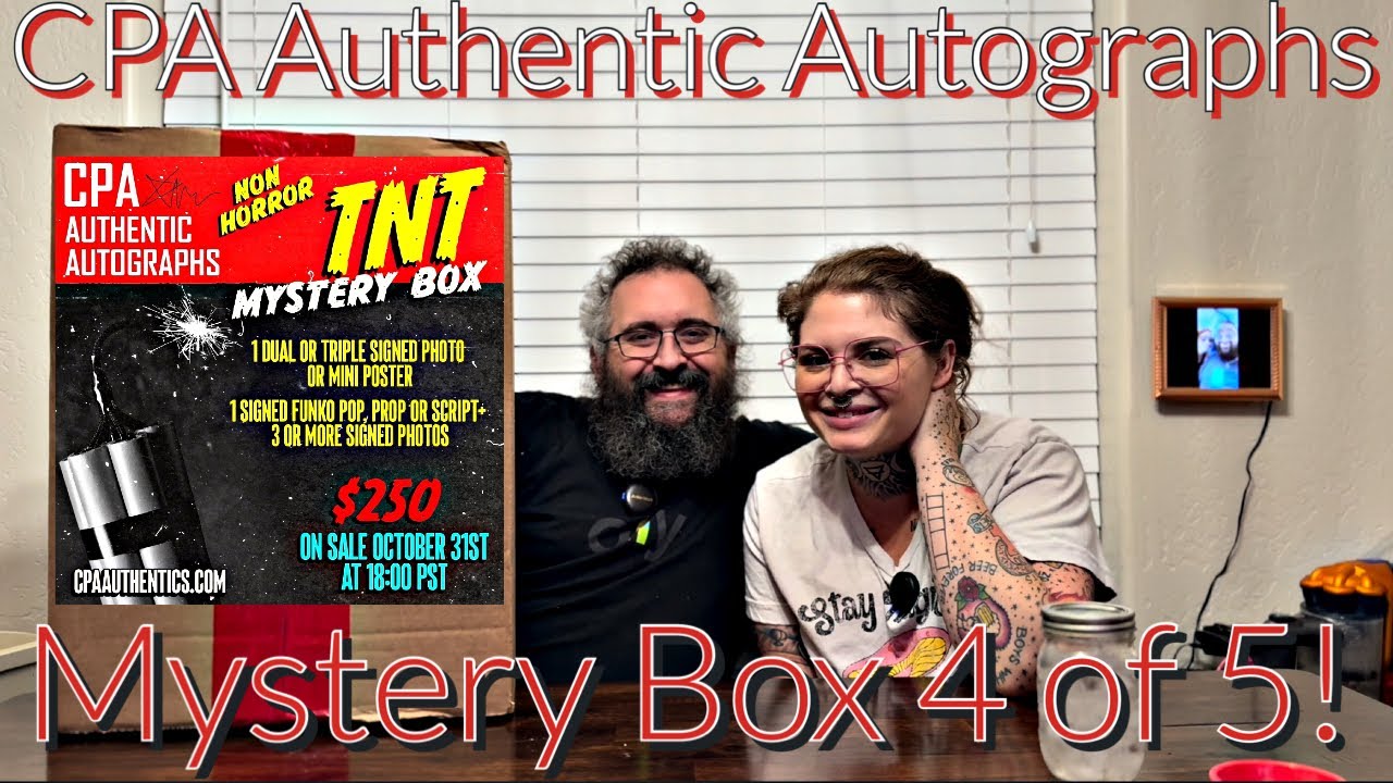 CPA Authentic Autographs $250 TNT Pop Culture Autograph Mystery Box!