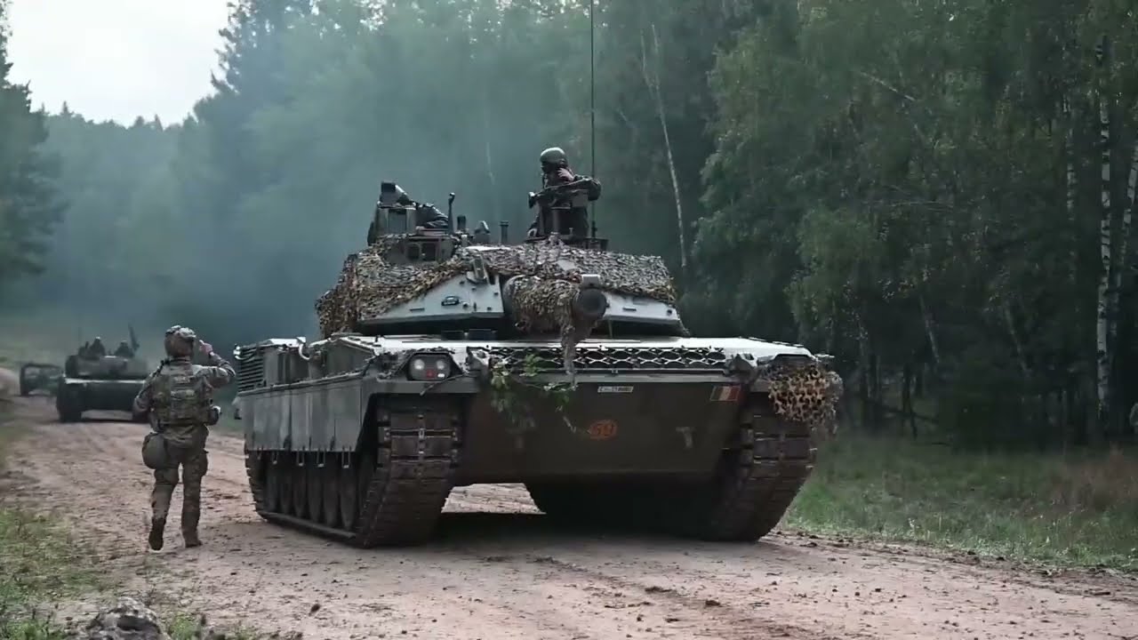 Exercise Saber Junction 22 Tank and Engineer B-Roll