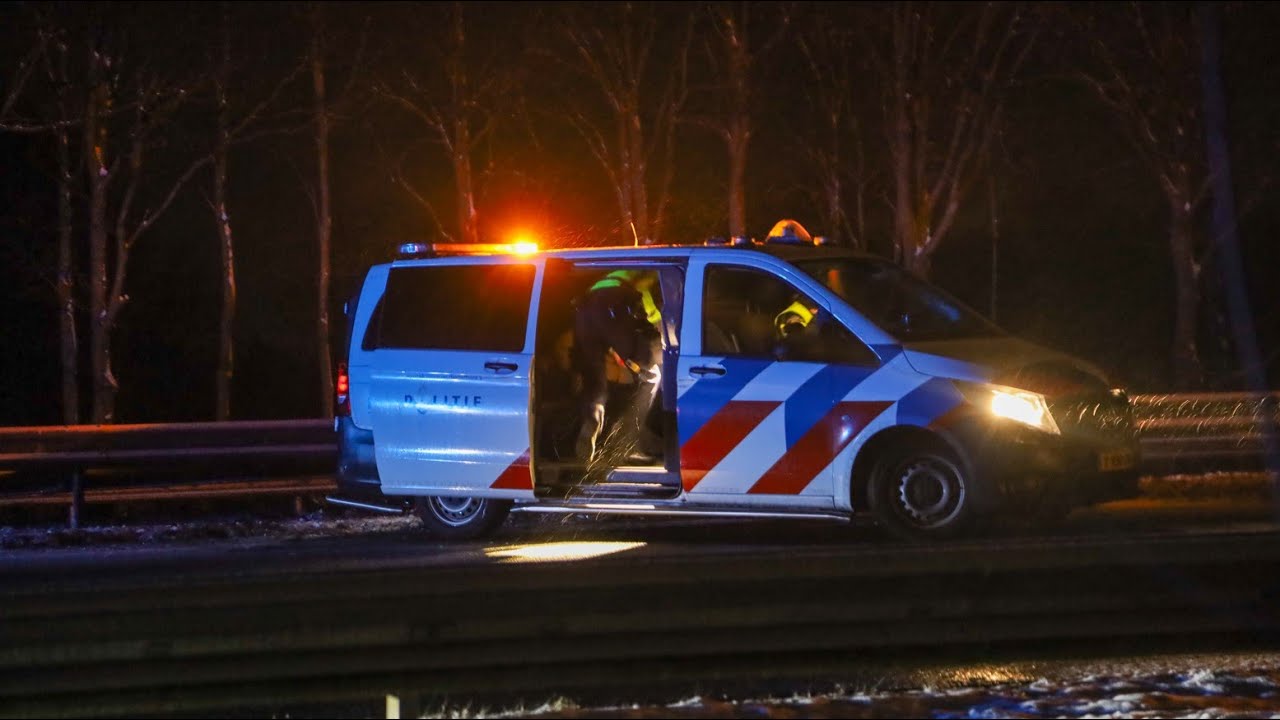 Alcoholmobilist rijdt tegen vangrail op A7 bij Drachstercompagnie wordt aangehouden