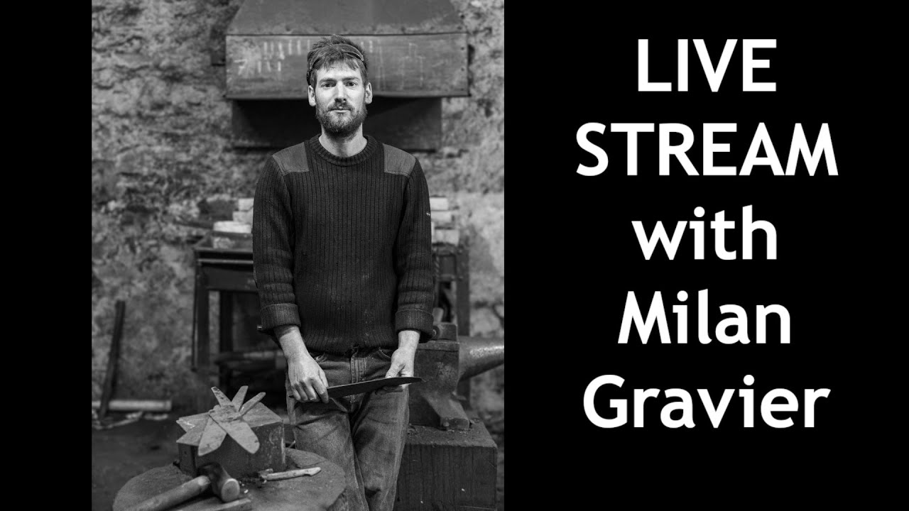 Live ! Enter Milan Gravier knife making workshop !