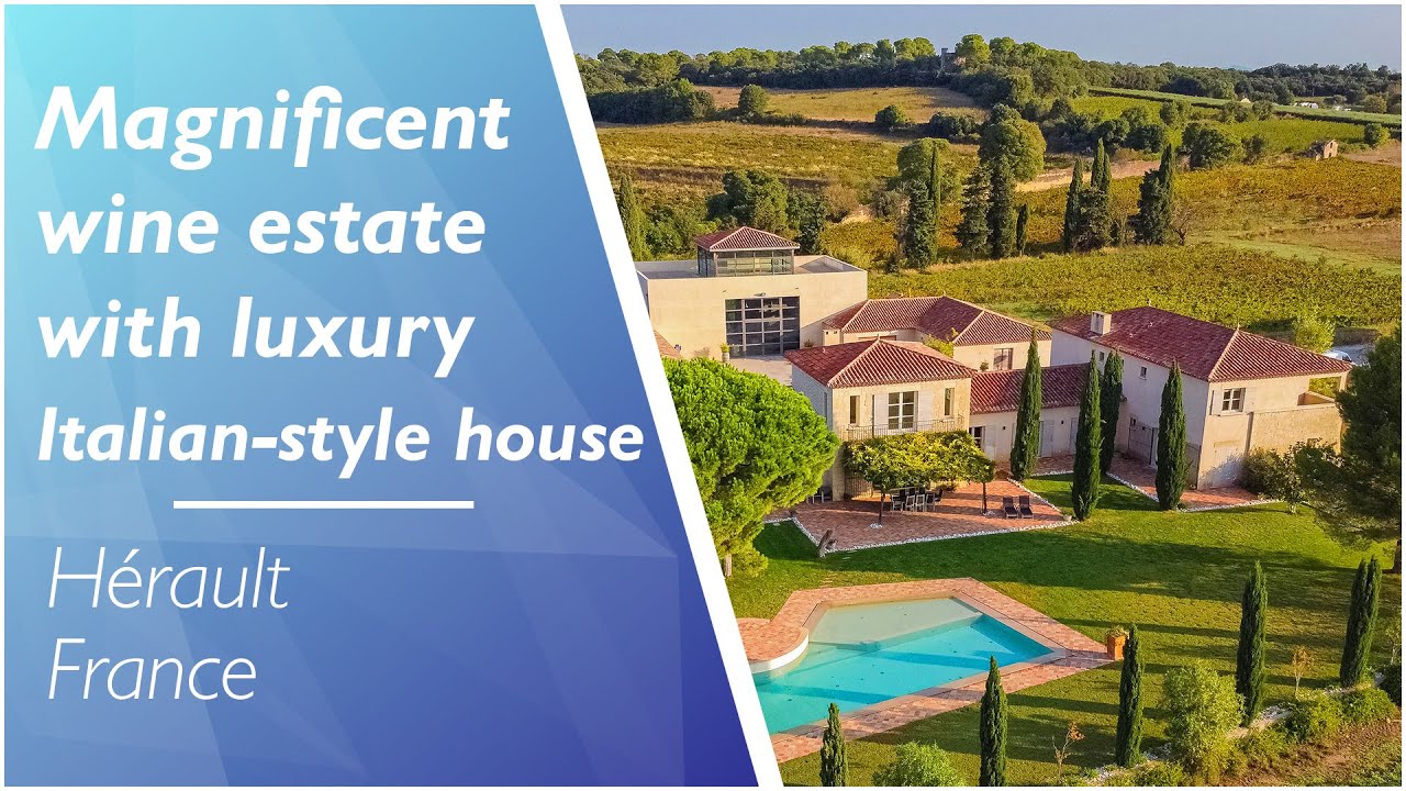 BUSINESS OPPORTUNITY - Beautiful 42-acre organic wine estate for sale in Hérault - Ref.: 114777CSO34