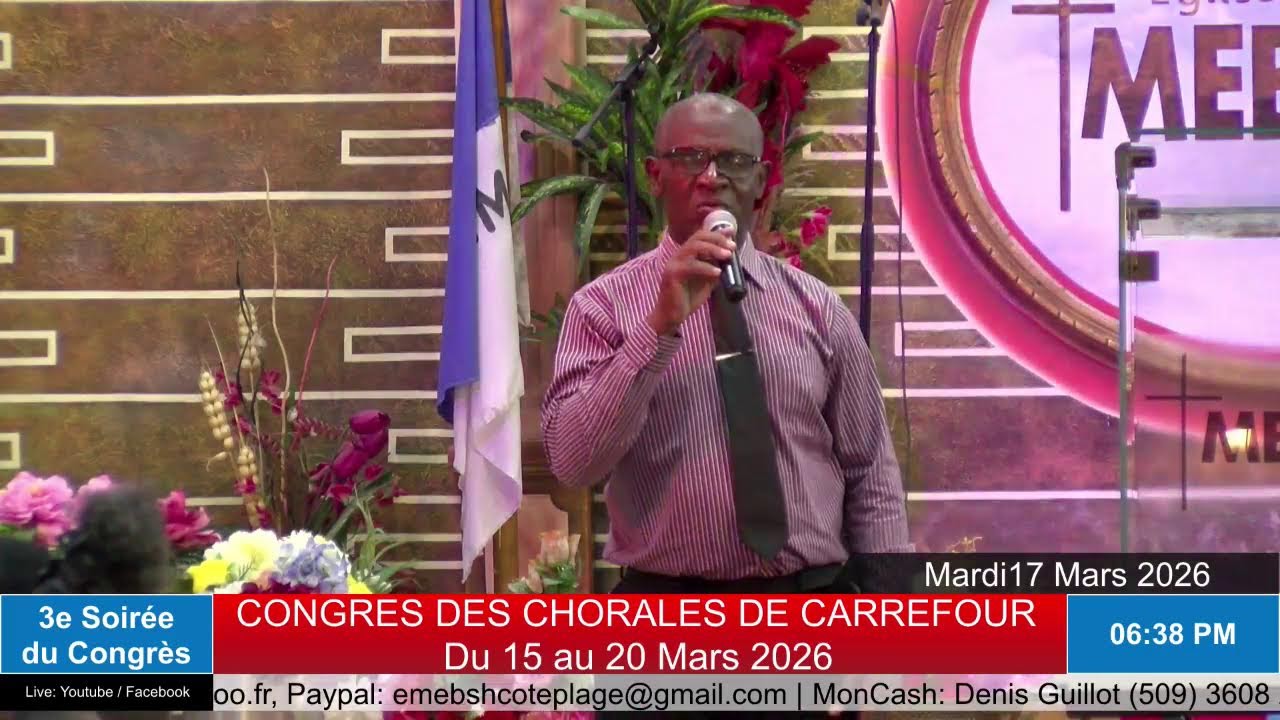 Congrès des Chorales | Eglise MEBSH De Cote-plage | 17 \03\2026