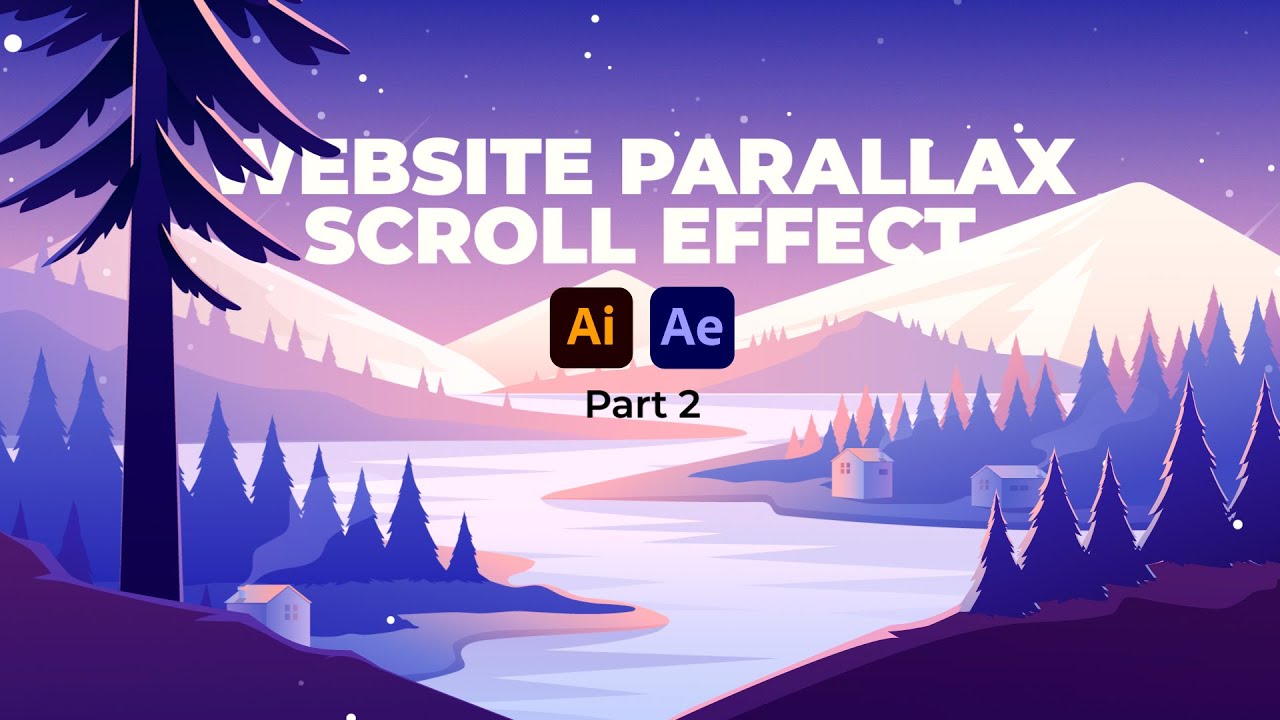 Website Parallax Scroll Effect (Part 2). After Effects Tutorial