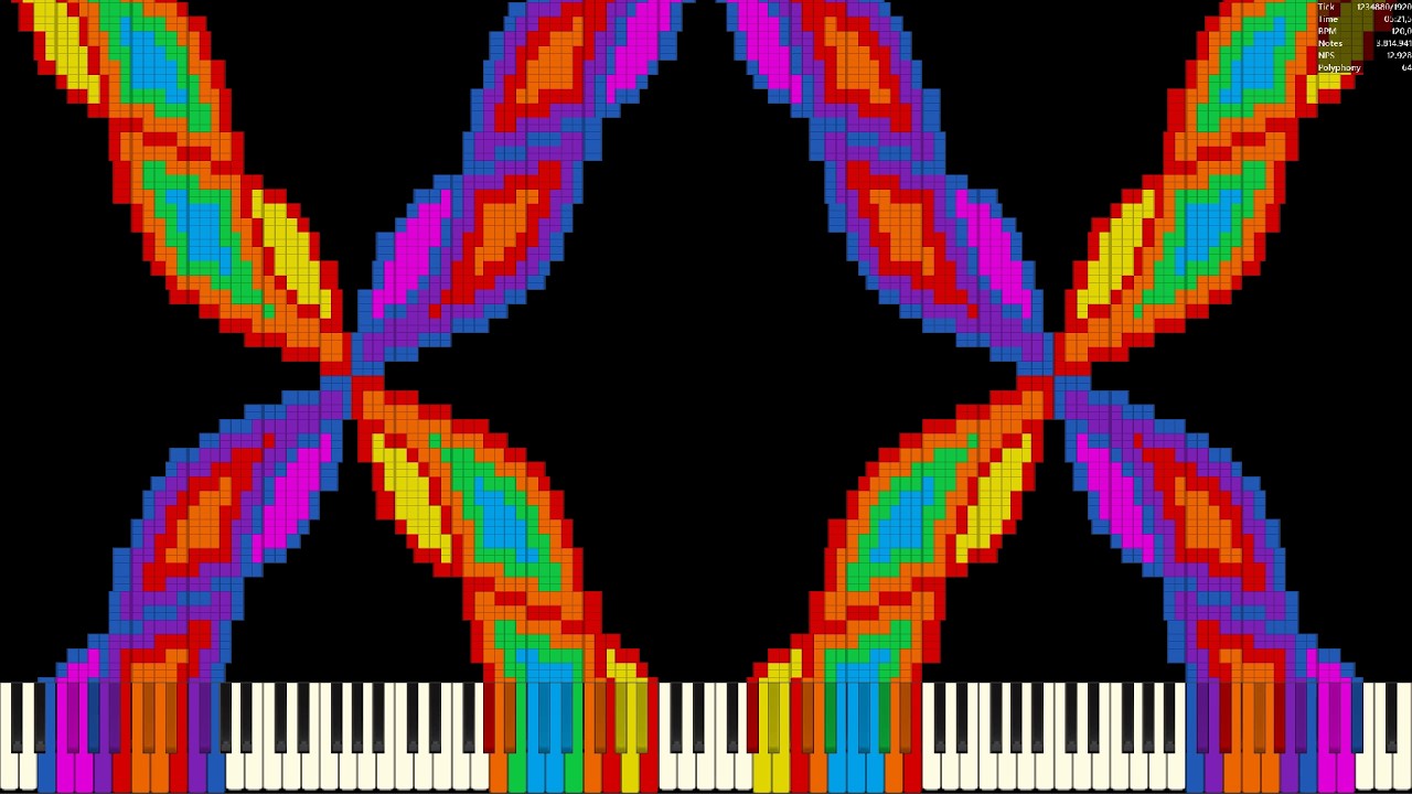 Ultralight MIDI Player. Noise Challenge Lite Version (4,492,025 notes)