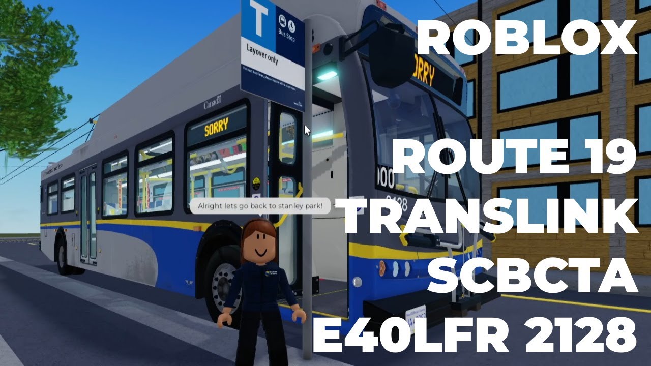 ROUTE 19 - TRANSLINK ROBLOX SCBCTA E40LFR #2128