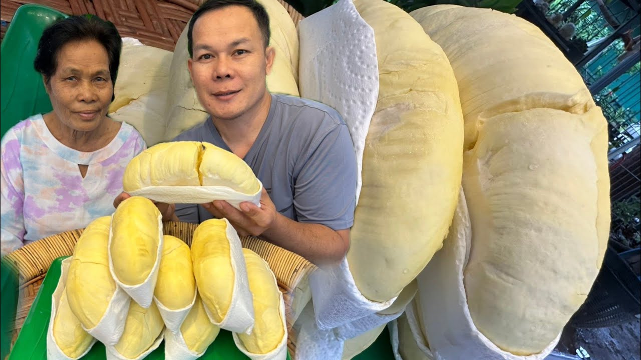 กินทุเรียนพูใหญ่ๆเกรดพรีเมี่ยมอิ่มแบบจุกๆ ยายหล๋อนถูกใจมากรอบนี้